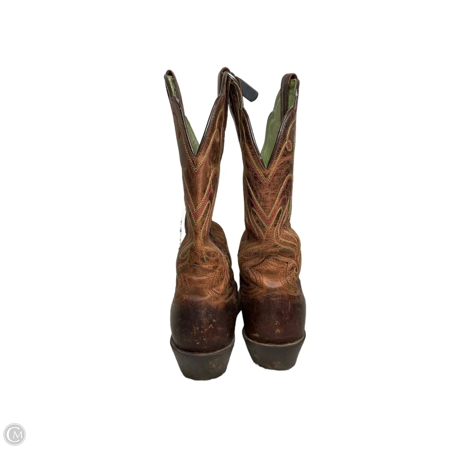 Boots Mid-calf Heels By Ariat In Brown, Size: 10