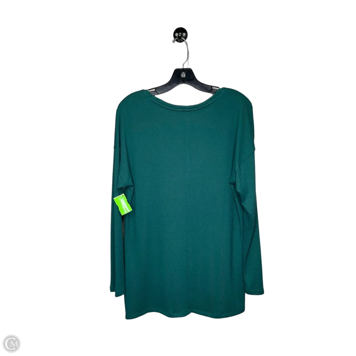 Top Long Sleeve By Banana Republic In Green, Size: S