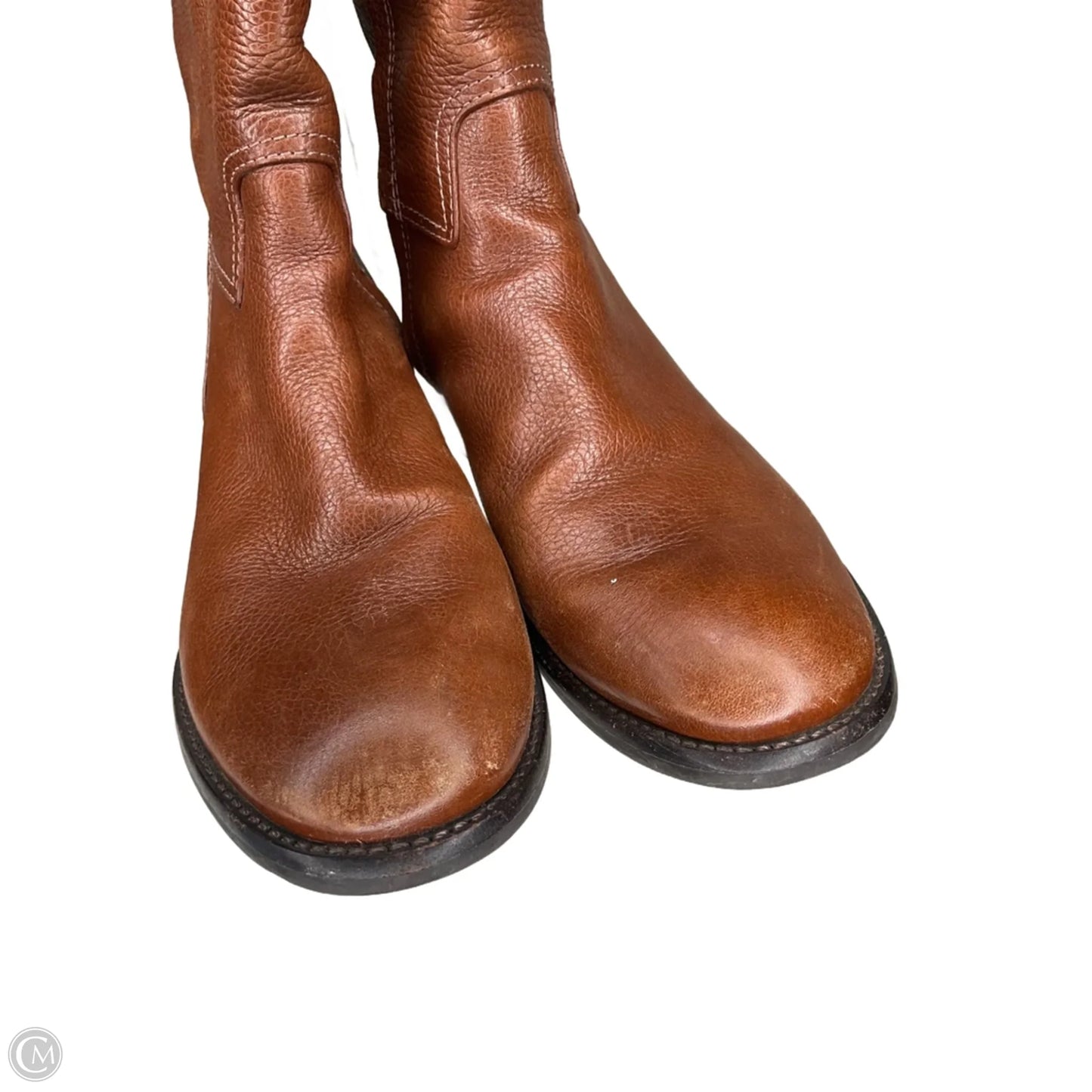 Boots Designer By Tory Burch In Brown, Size: 9