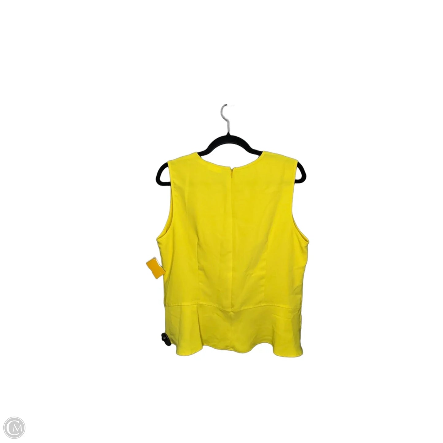 Top Sleeveless By Liz And Co In Yellow, Size: Xl