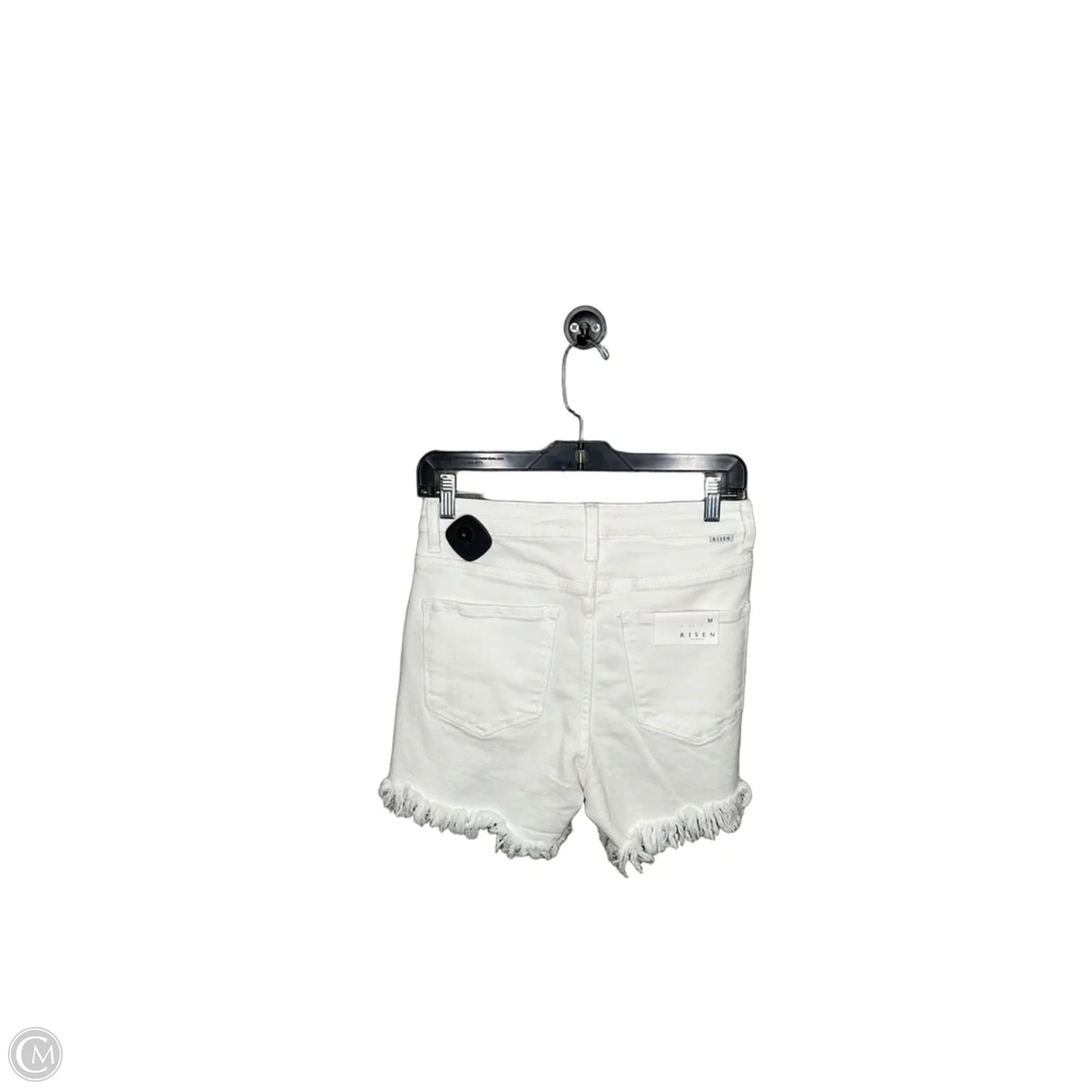 Shorts By Risen In White Denim, Size: M