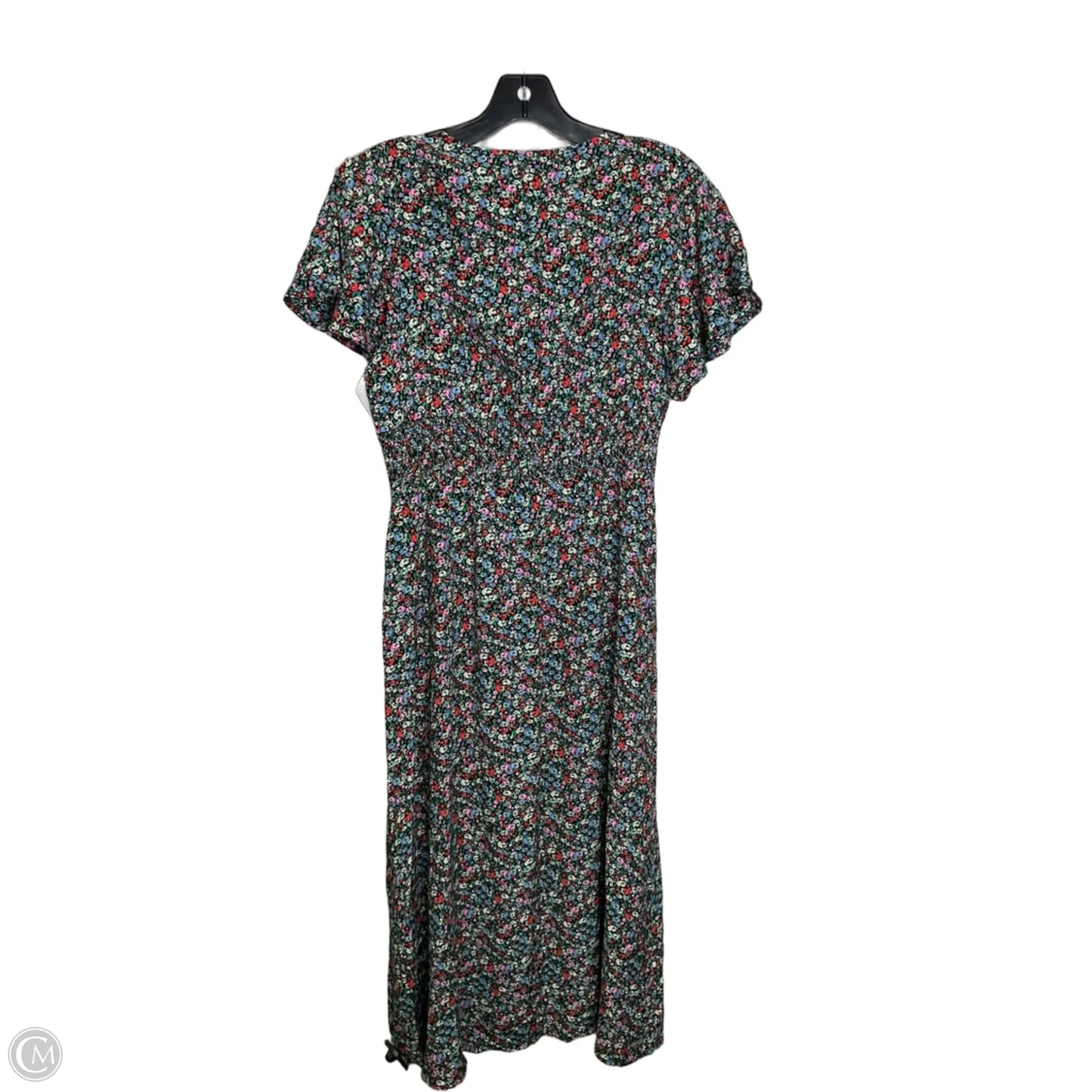 Dress Casual Midi By Loft In Floral Print, Size: Xs