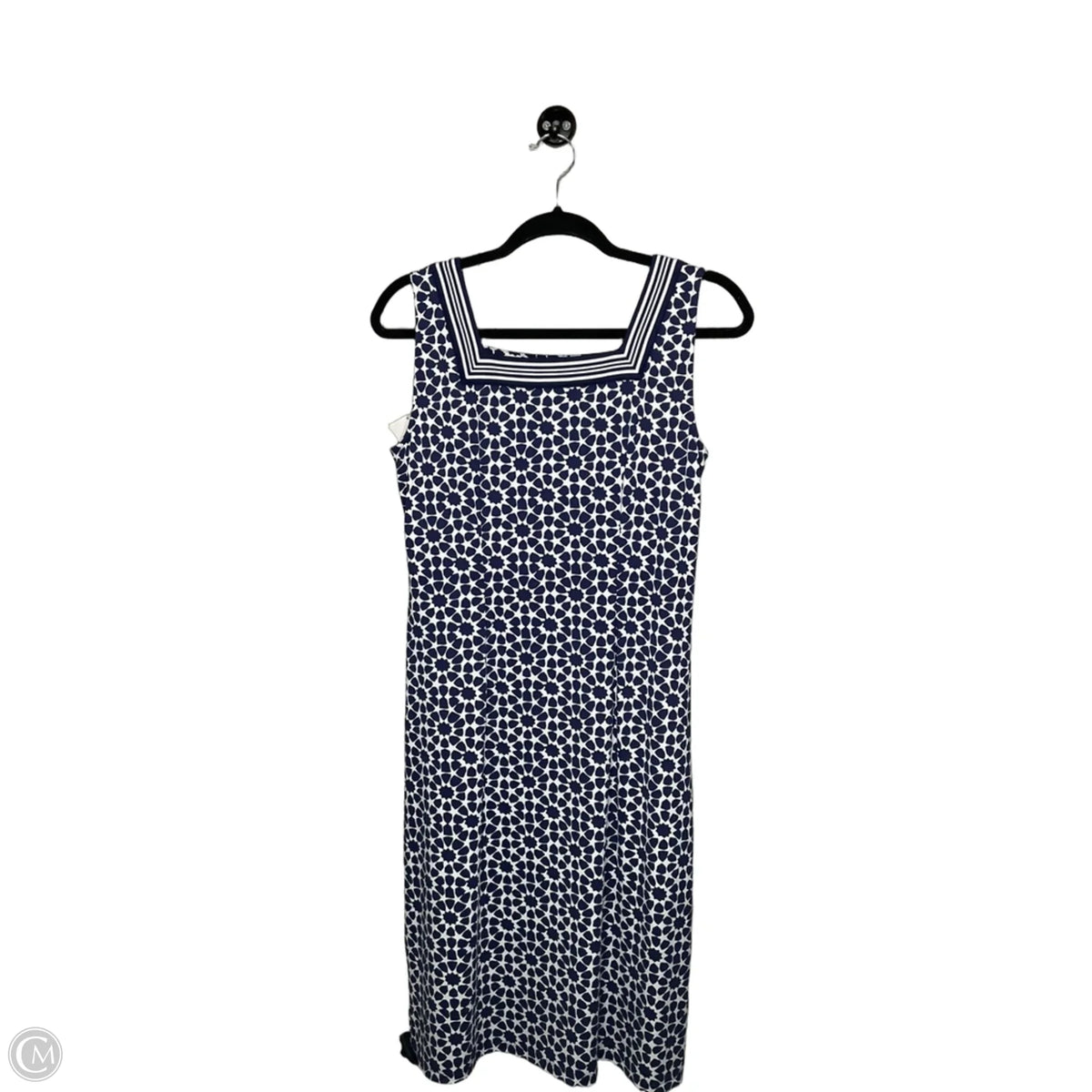 Dress Casual Midi By Talbots In Navy, Size: S