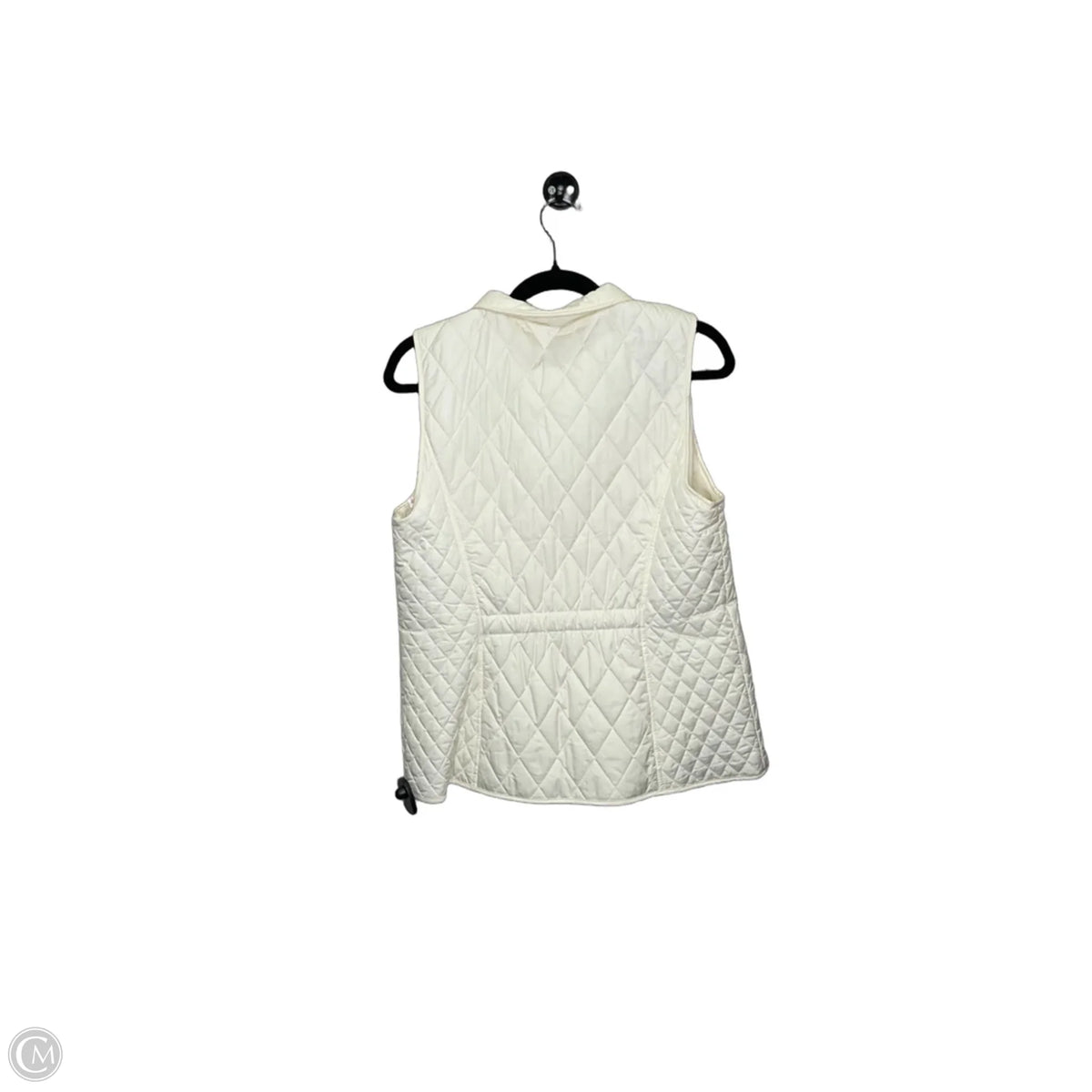 Vest Puffer & Quilted By Talbots In Cream, Size: S