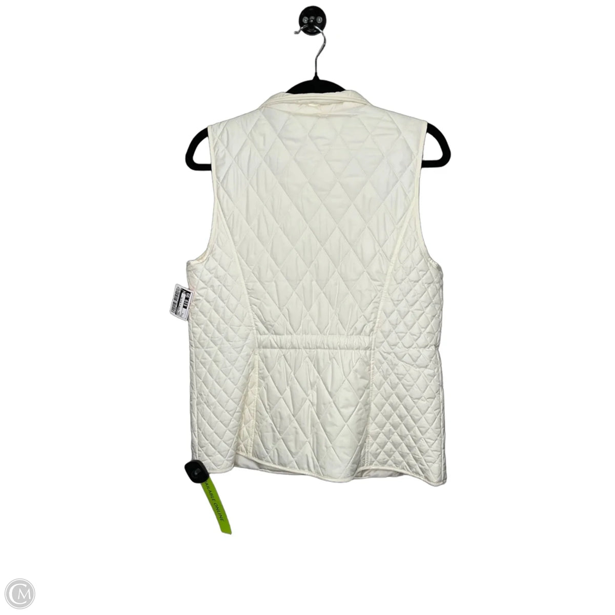 Vest Puffer & Quilted By Talbots In Cream, Size: S