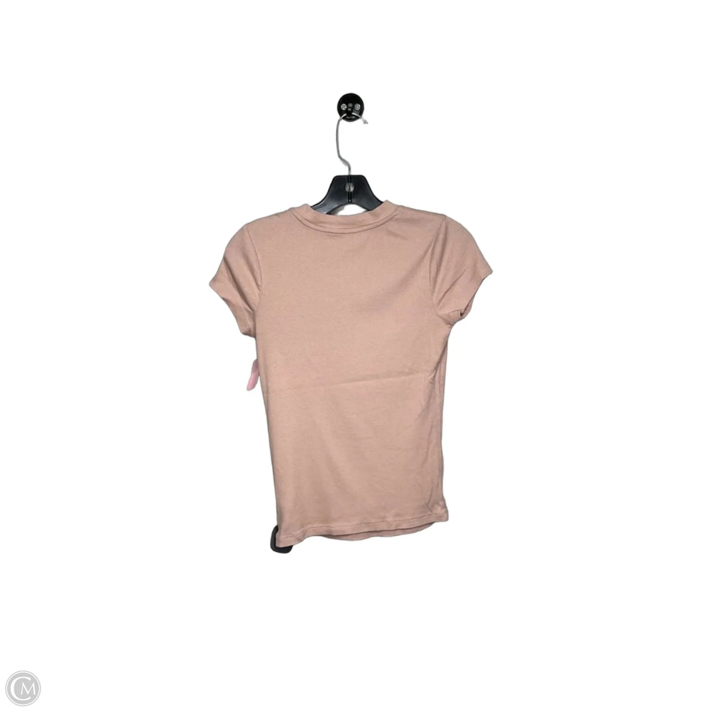 Top Short Sleeve Basic By A New Day In Pink, Size: Xs