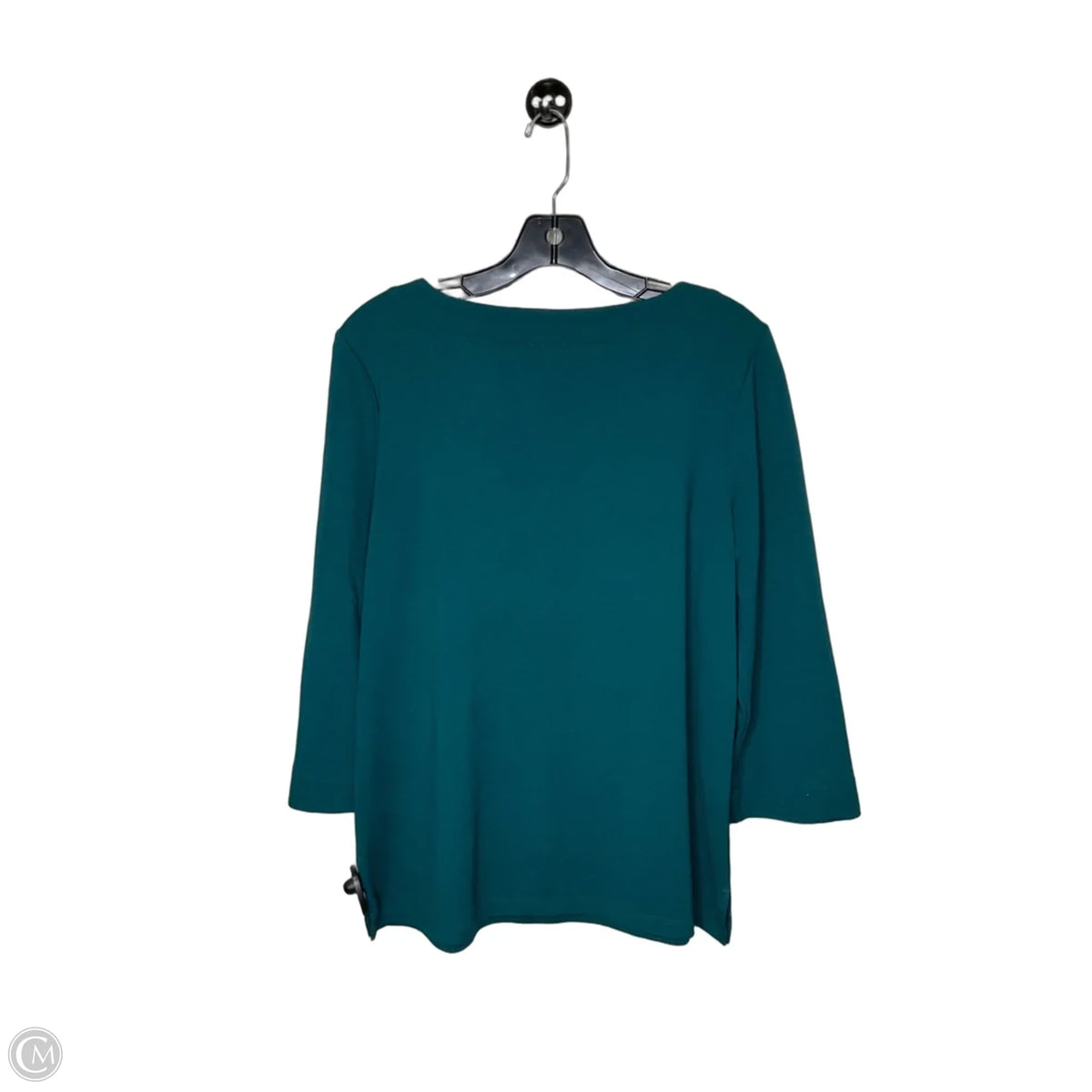 Top 3/4 Sleeve By Chicos In Teal, Size: M