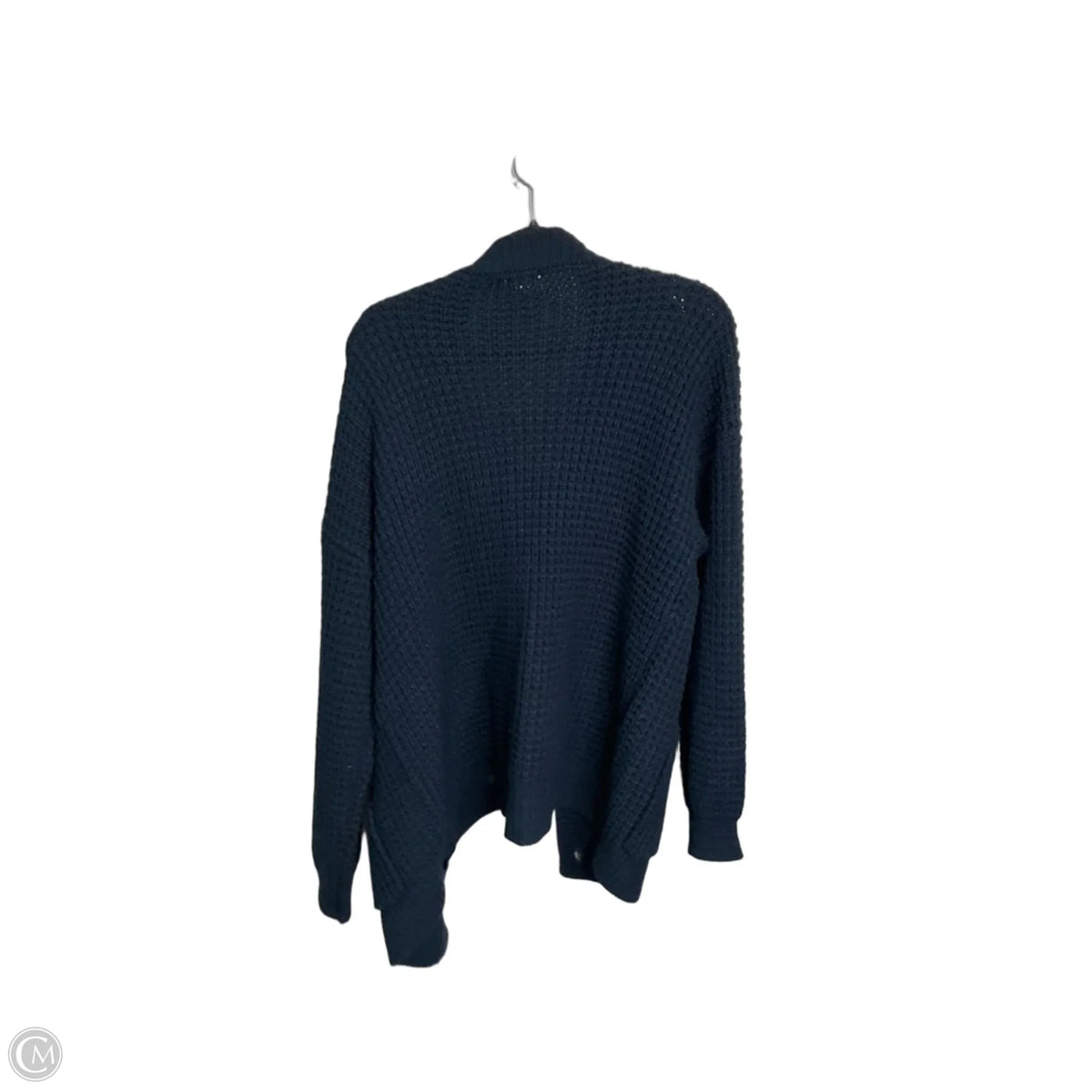 Cardigan By Zenana In Navy, Size: 1x