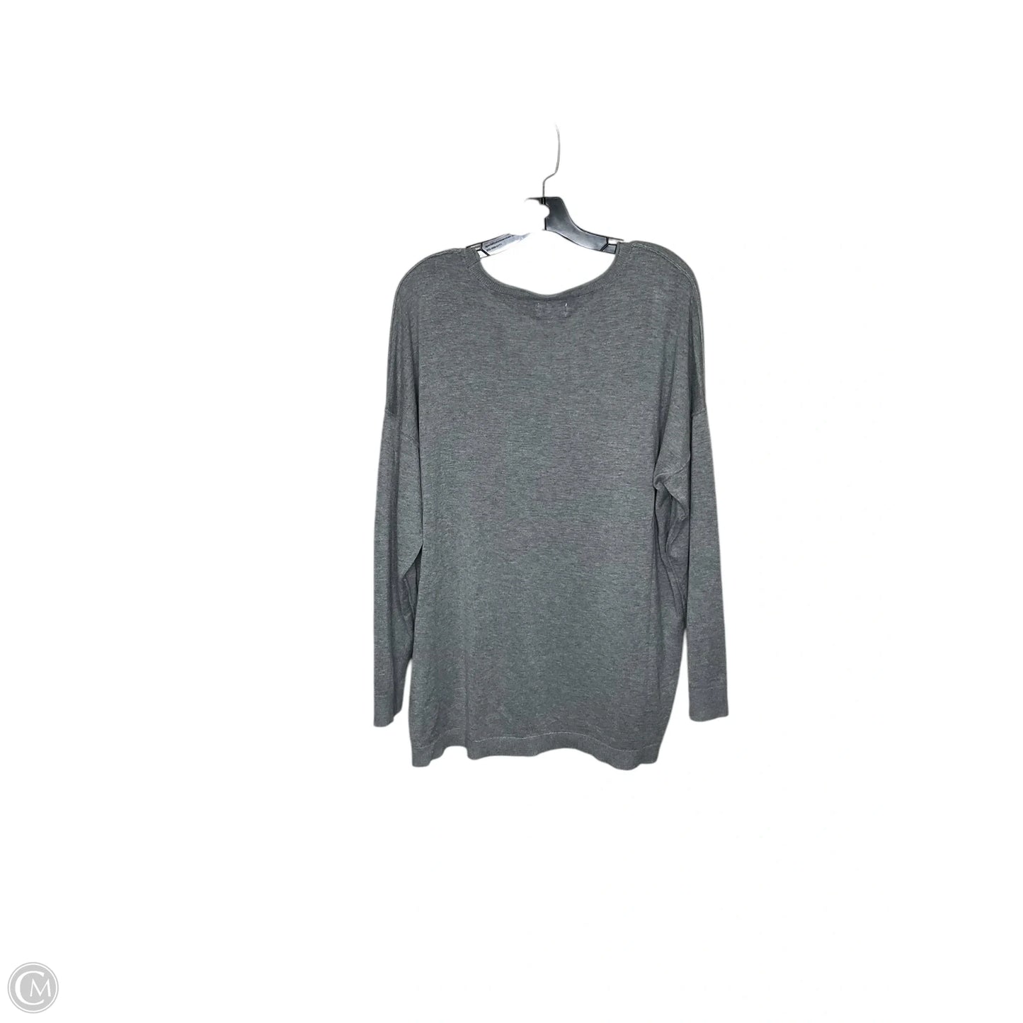 Top Long Sleeve By Wonderly In Grey, Size: M