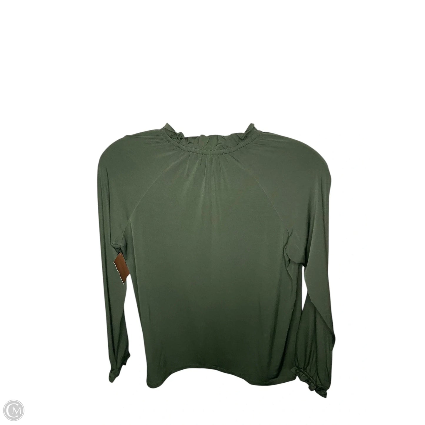 Top Long Sleeve By Michael By Michael Kors In Green, Size: S
