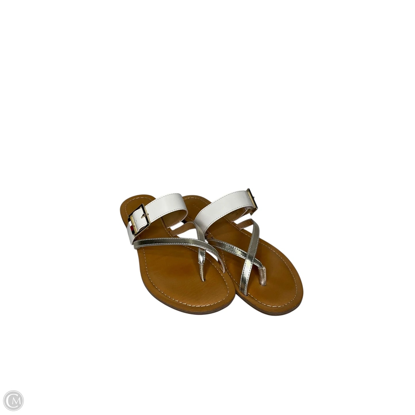 Sandals Flats By Tommy Hilfiger In Tan, Size: 8