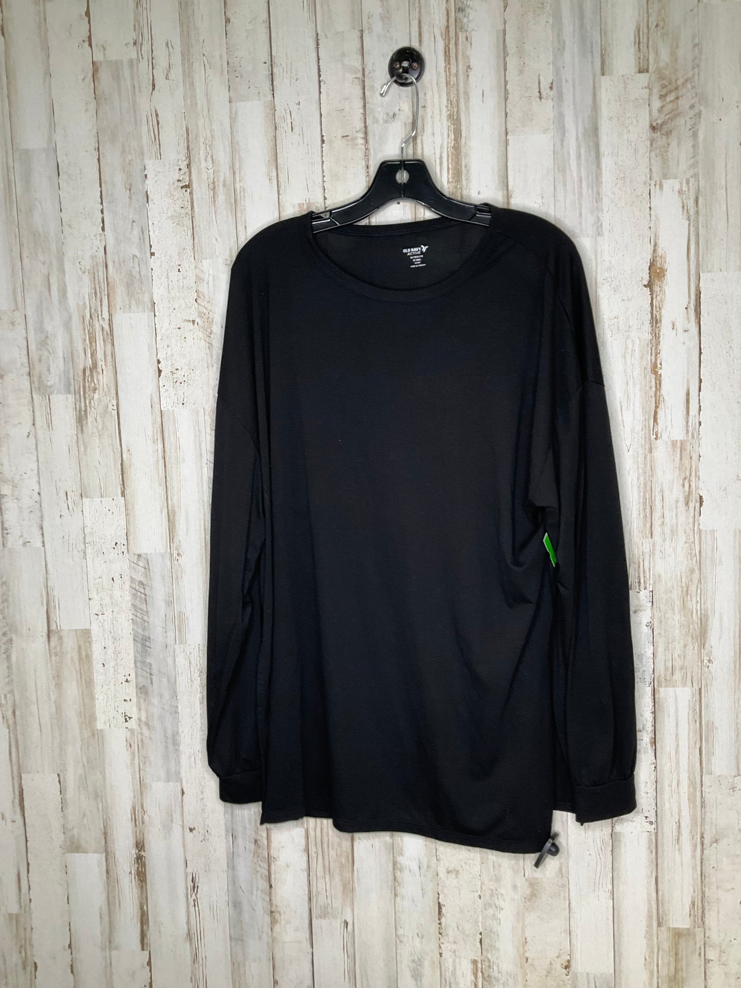 Athletic Top Long Sleeve Collar By Old Navy Size: M