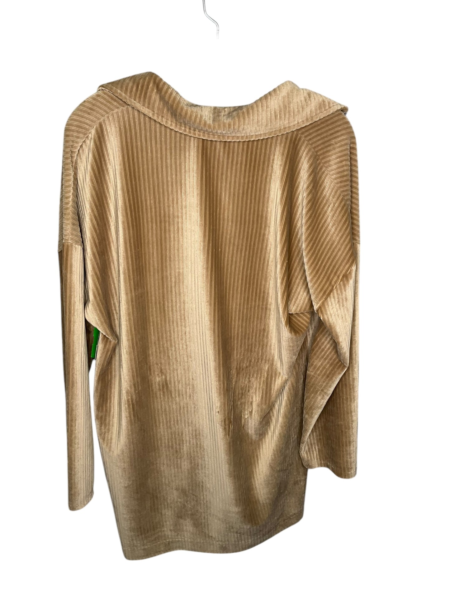 Top Long Sleeve By Asos In Tan, Size: 6