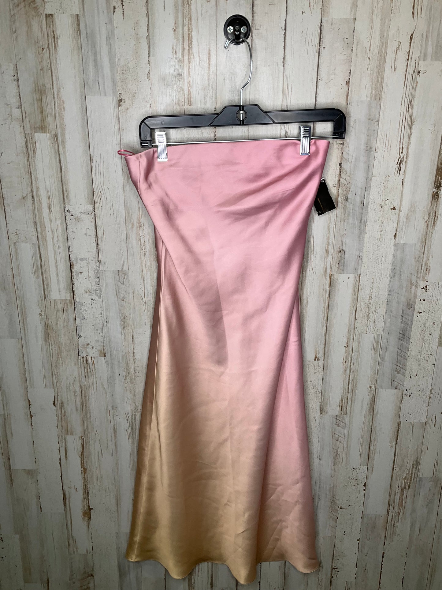 Pink Dress Party Midi Zara, Size Xs