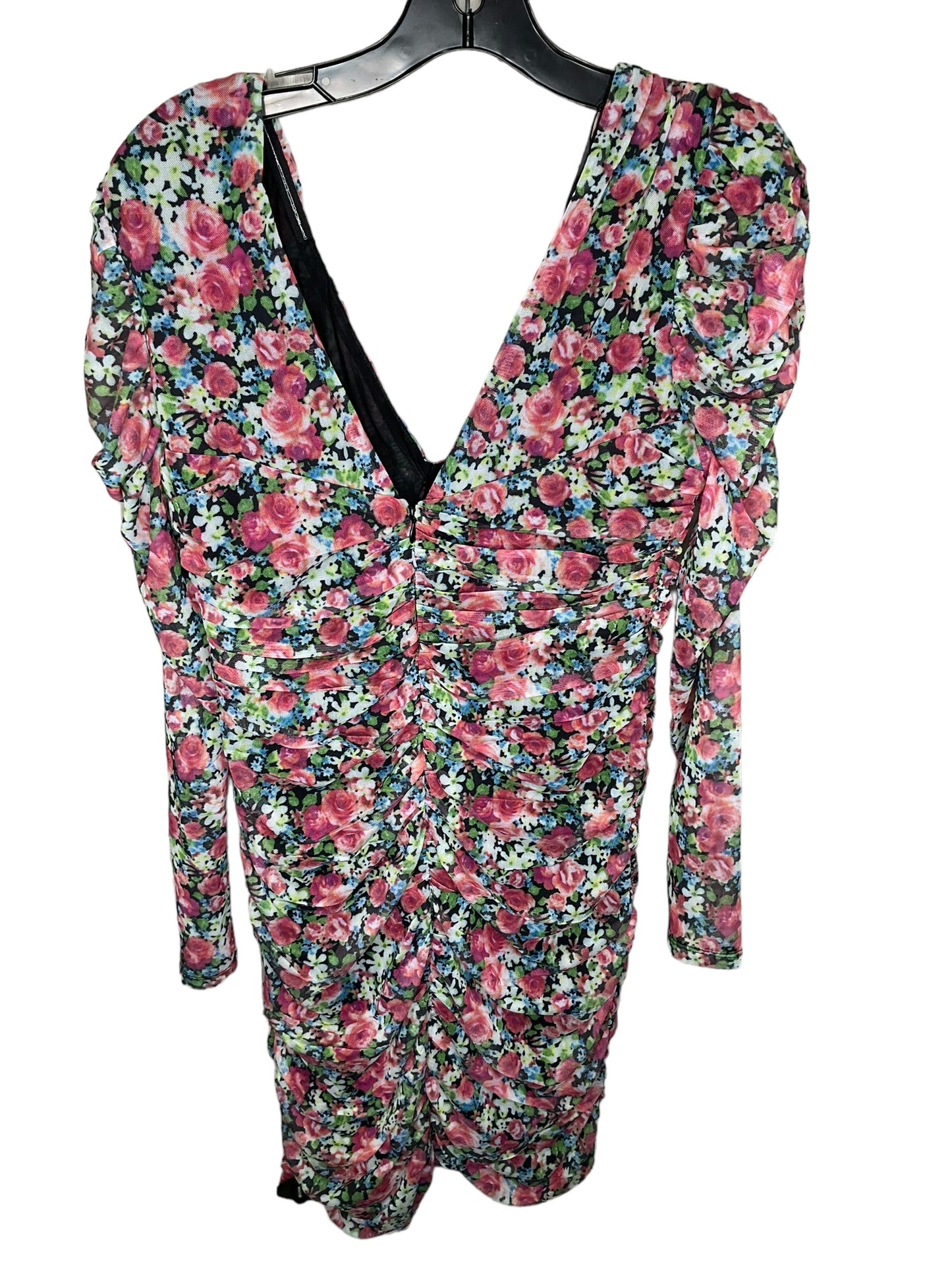 Dress Party Short By Astr The Label In Floral Print, Size: L