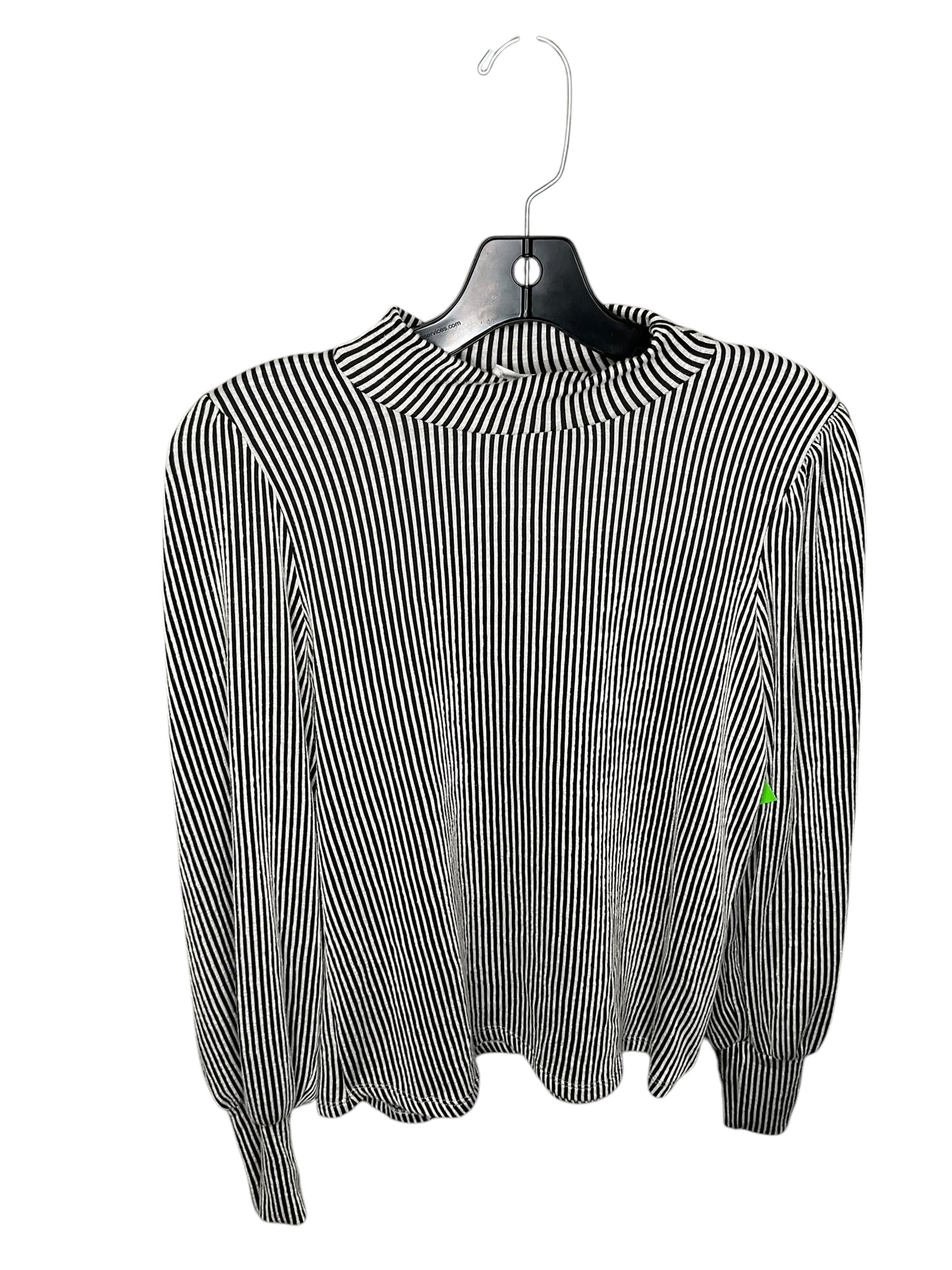 Top Long Sleeve By Zenana Outfitters In Striped Pattern, Size: S