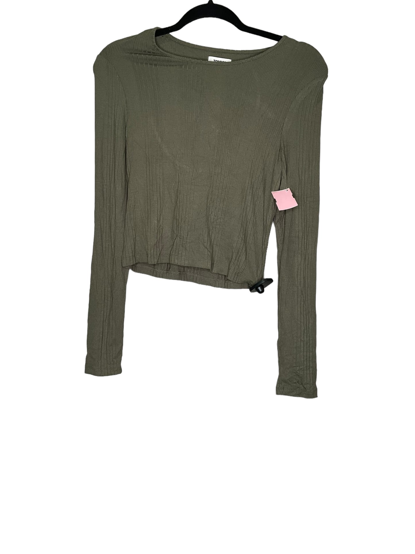 Top Long Sleeve By Tommy Hilfiger In Green, Size: L