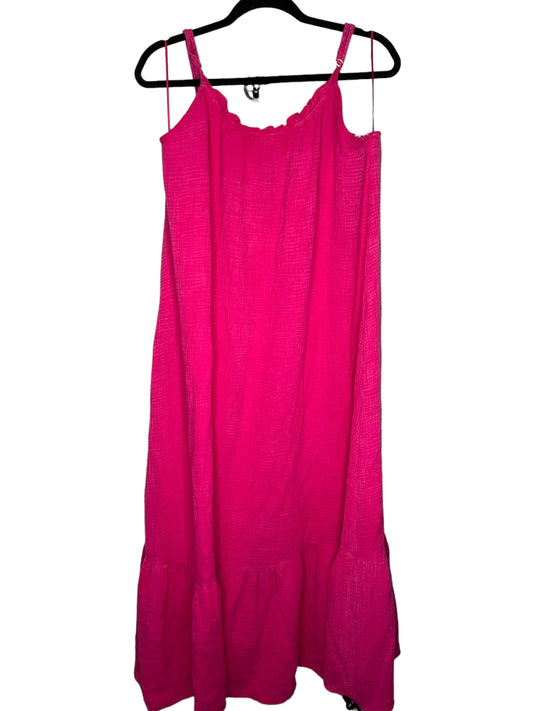 Dress Casual Maxi By 143 Story In Pink, Size: M