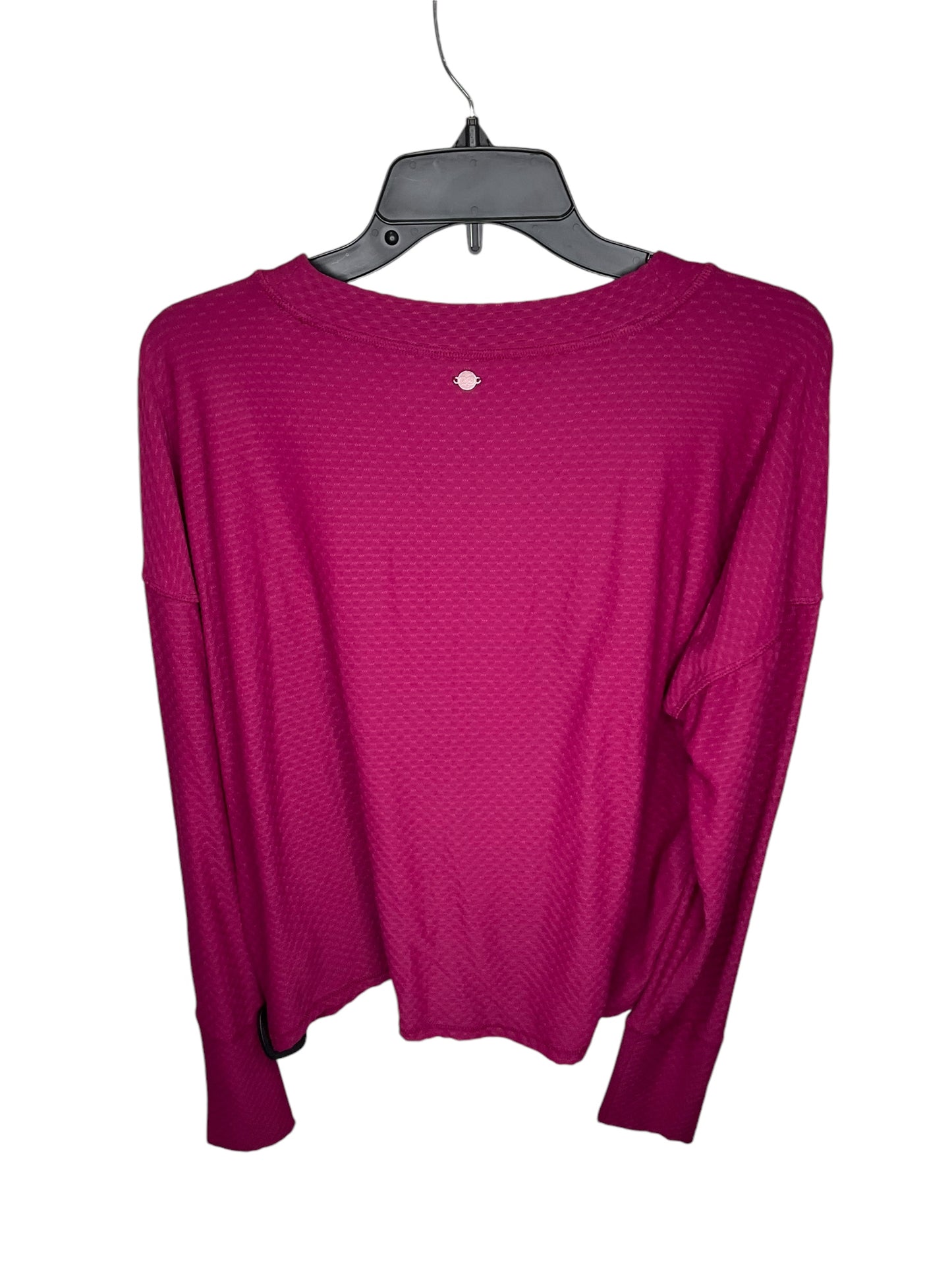 Athletic Top Long Sleeve Collar By Calia In Purple, Size: L