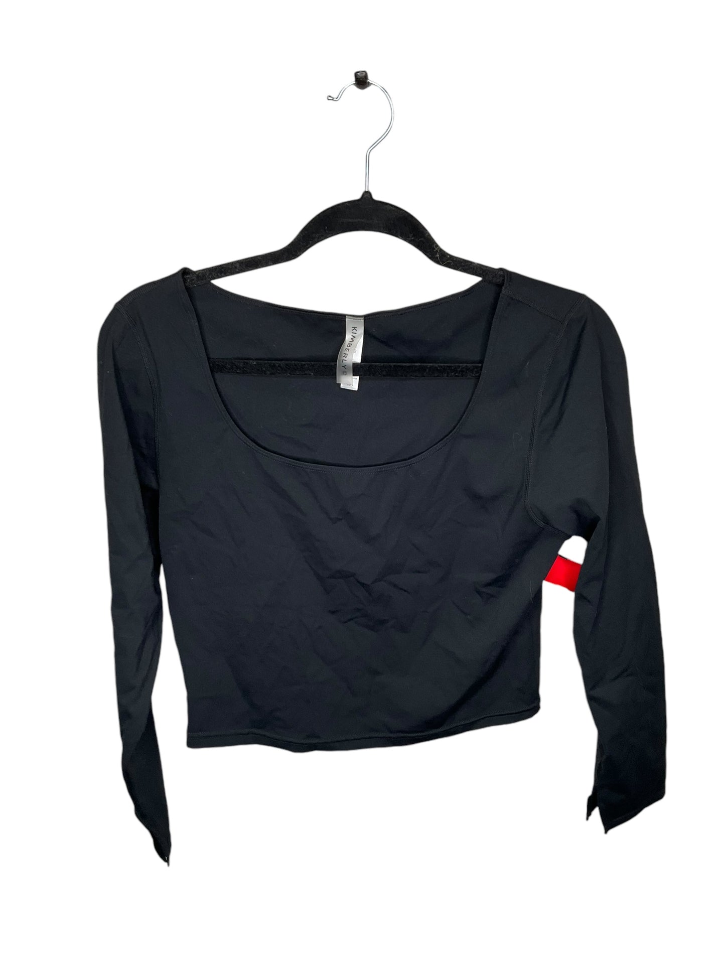 Athletic Top Long Sleeve Crewneck By Cmc In Black, Size: 1x