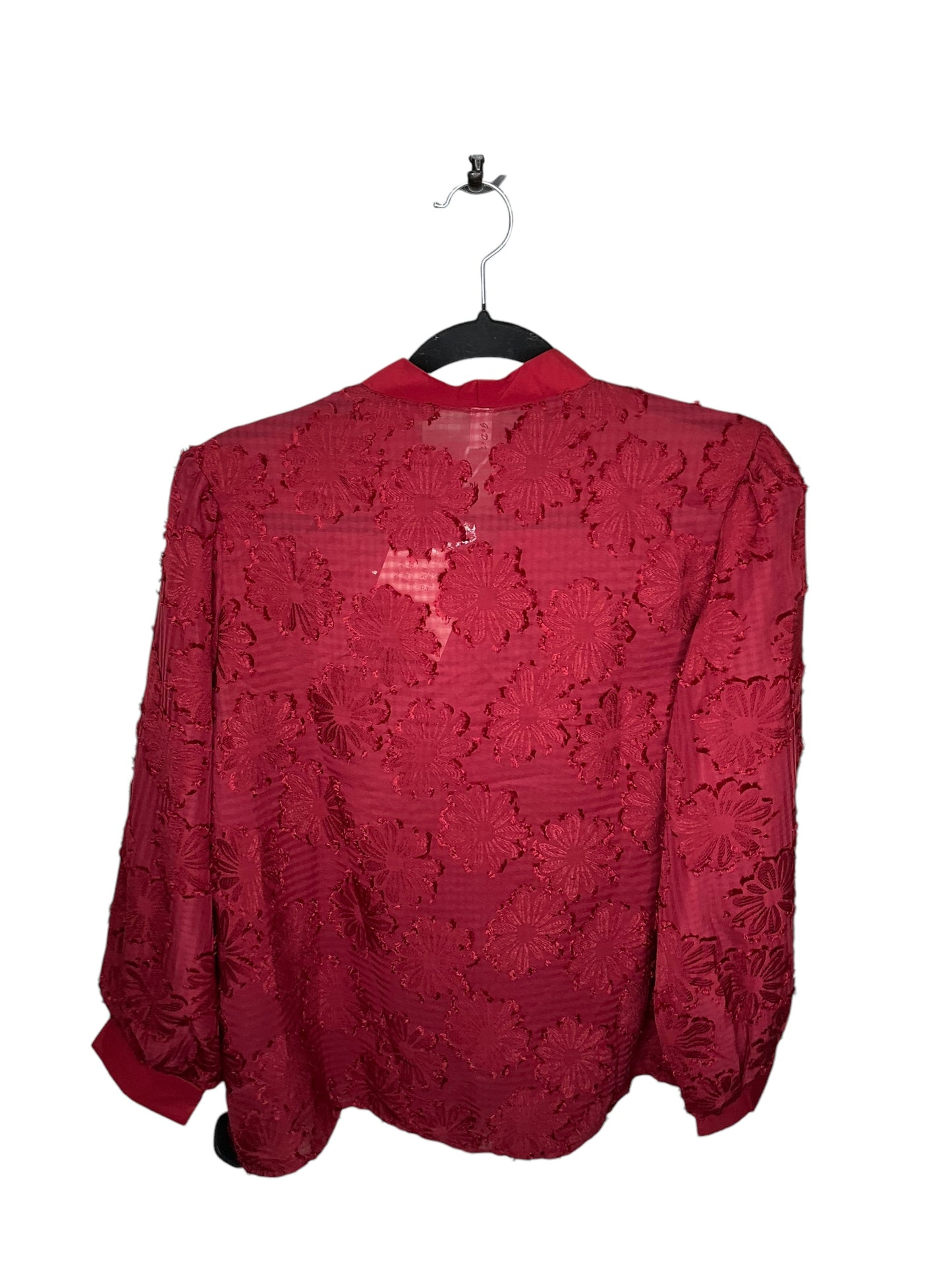 Top Long Sleeve By Clothes Mentor In Red, Size: Xl