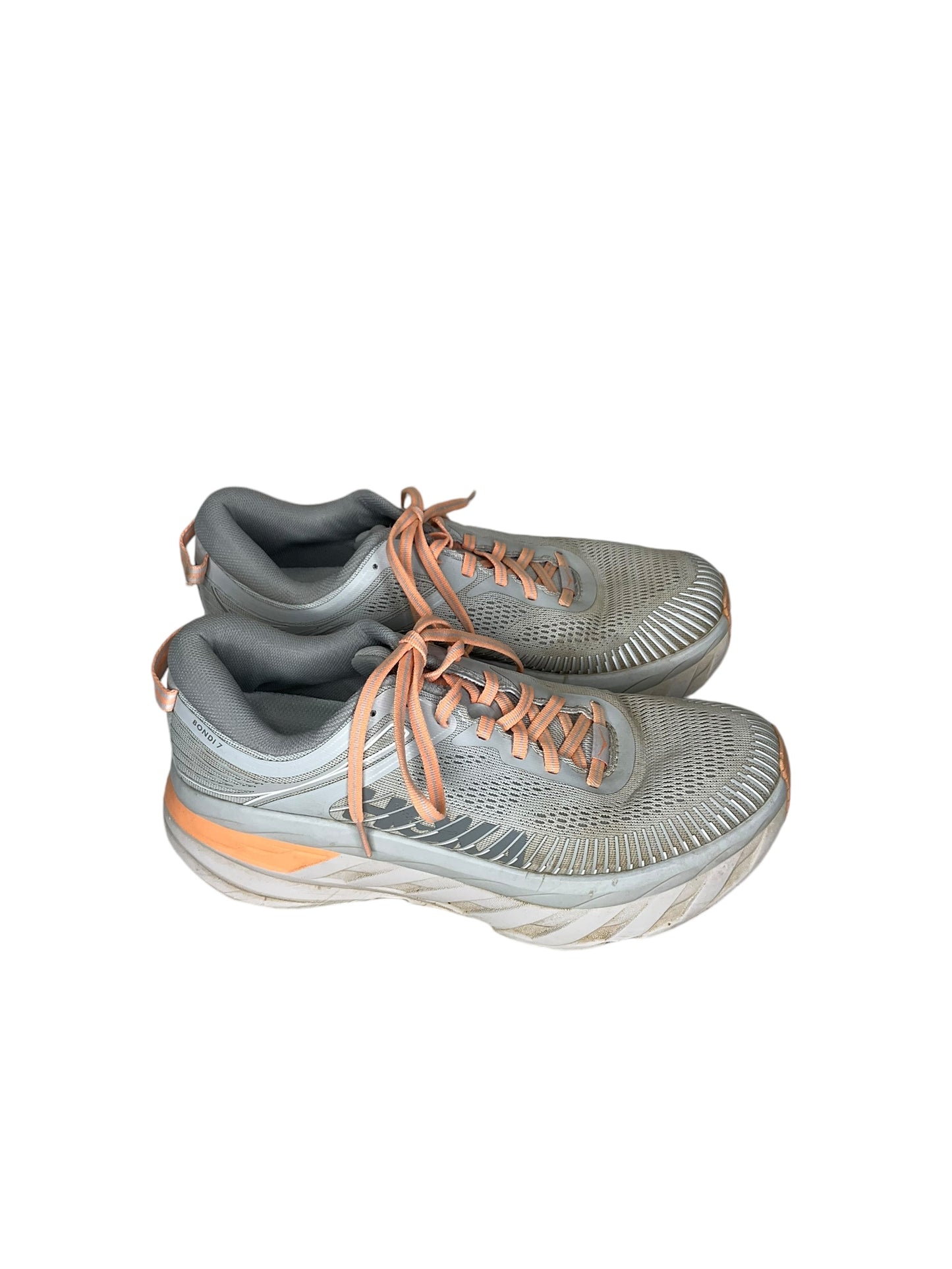 Shoes Athletic By Hoka In Grey, Size: 8