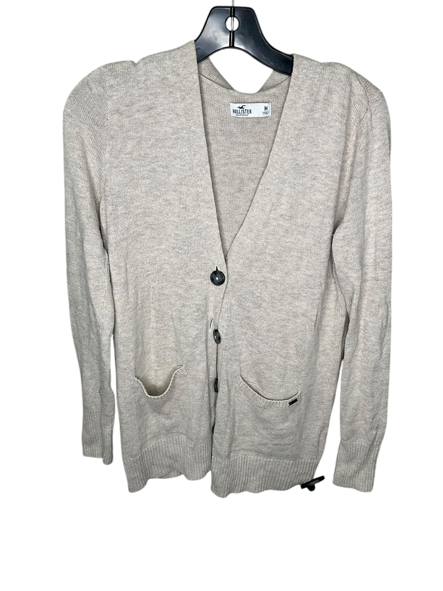 Cardigan By Hollister In Tan, Size: M