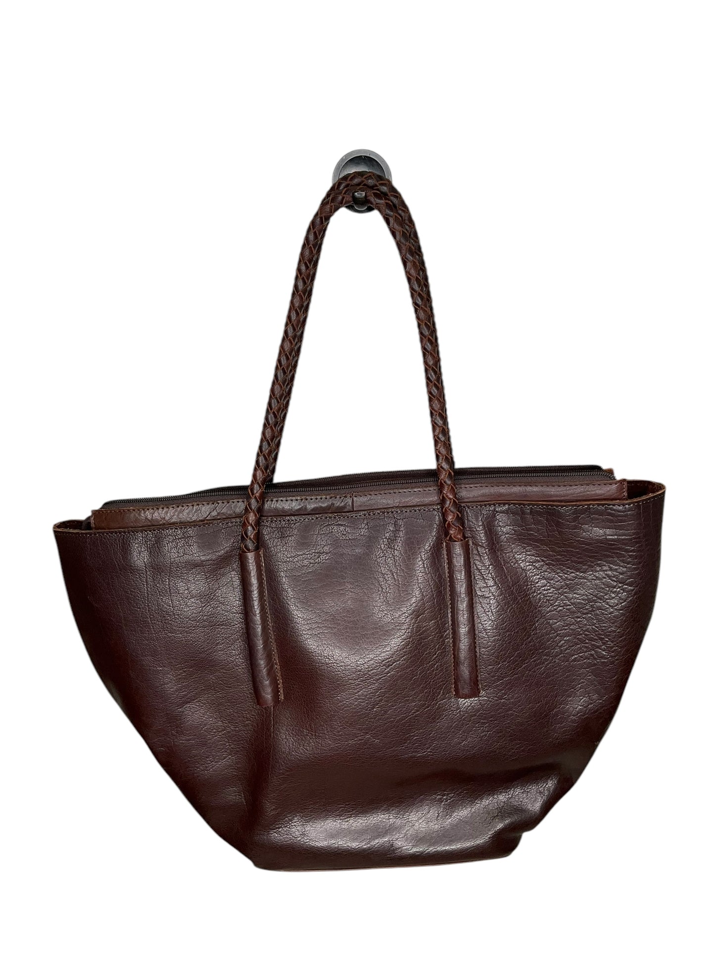 Handbag Leather By Cmc, Size: Large