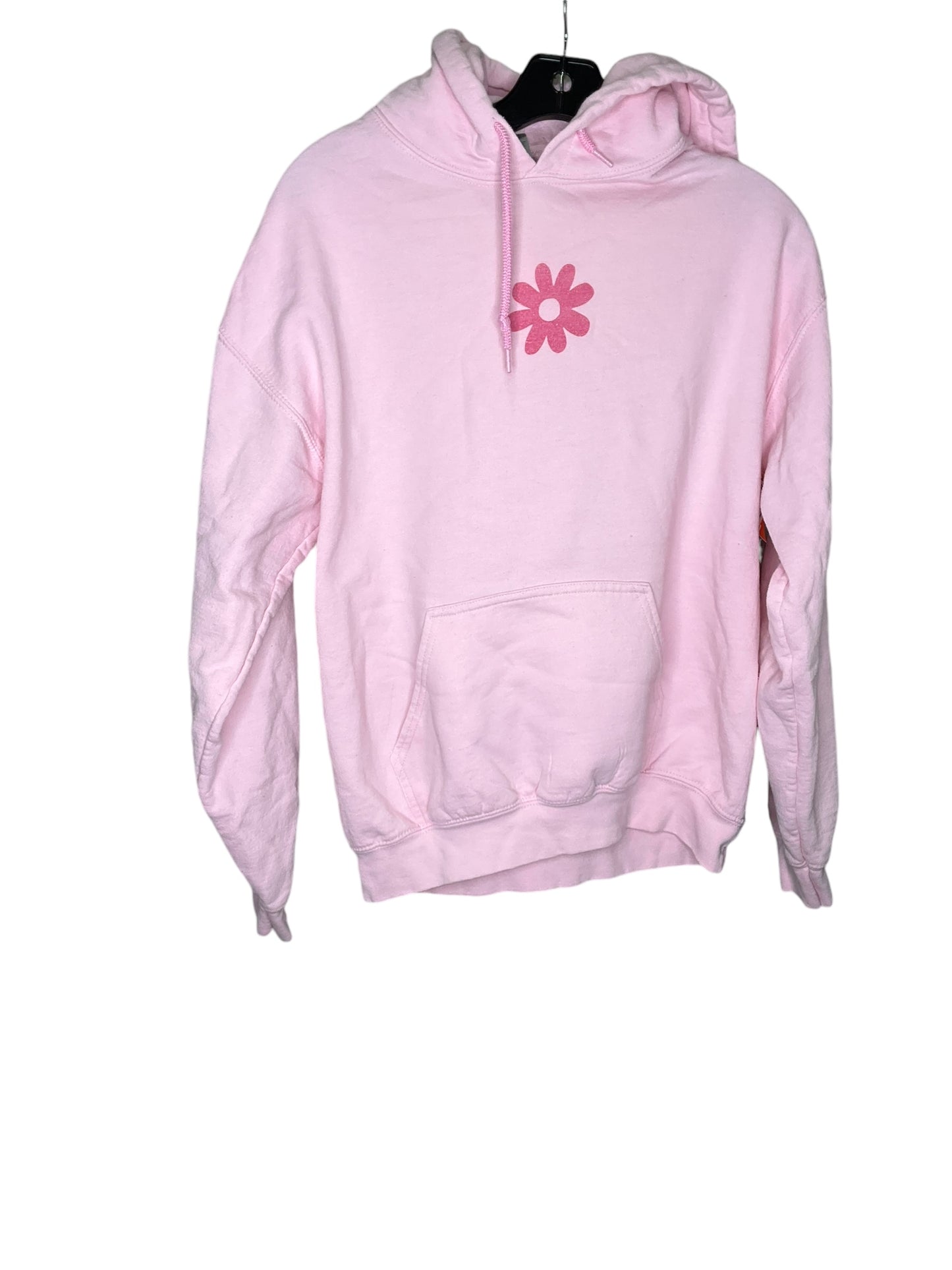 Sweatshirt Hoodie By Gildan In Pink, Size: M