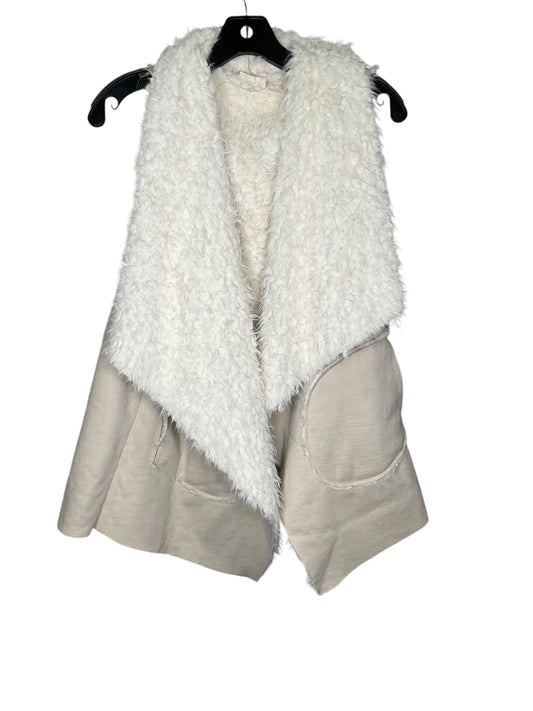 Vest Faux Fur & Sherpa By Altard State In Tan, Size: L