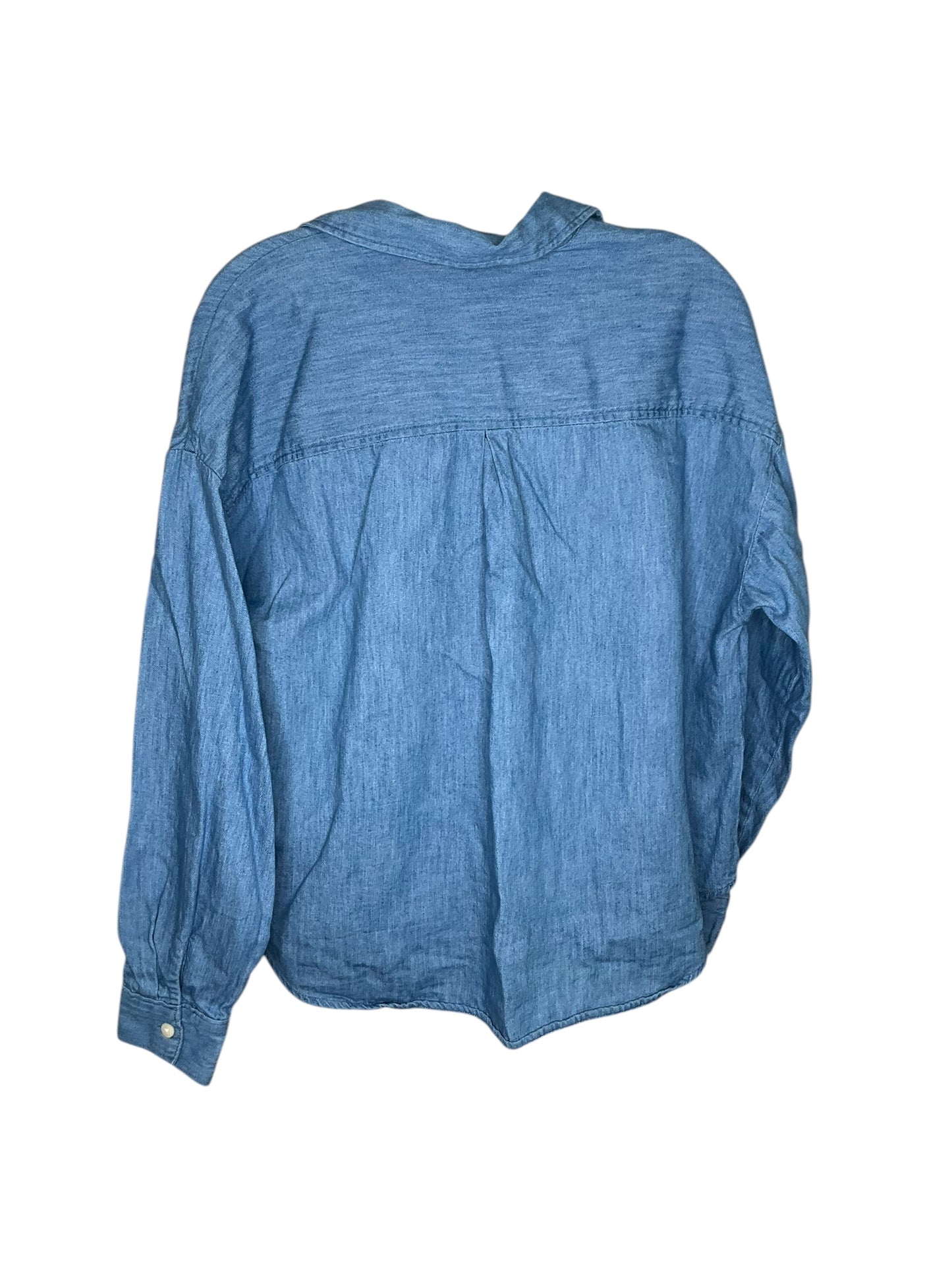 Top Long Sleeve By Old Navy In Blue, Size: L