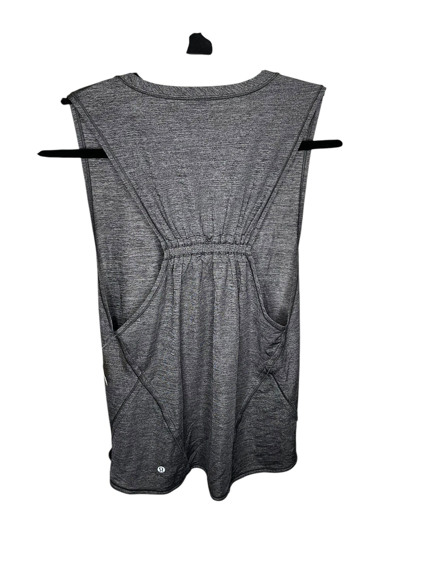 Athletic Tank Top By Lululemon In Grey, Size: M