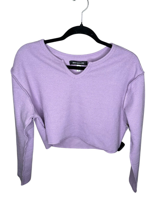 Top Long Sleeve By Urban Outfitters In Purple, Size: Xs