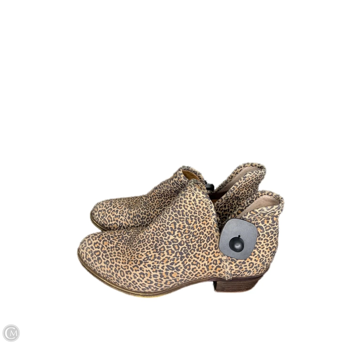 Boots Ankle Heels By Lucky Brand In Leopard Print, Size: 8