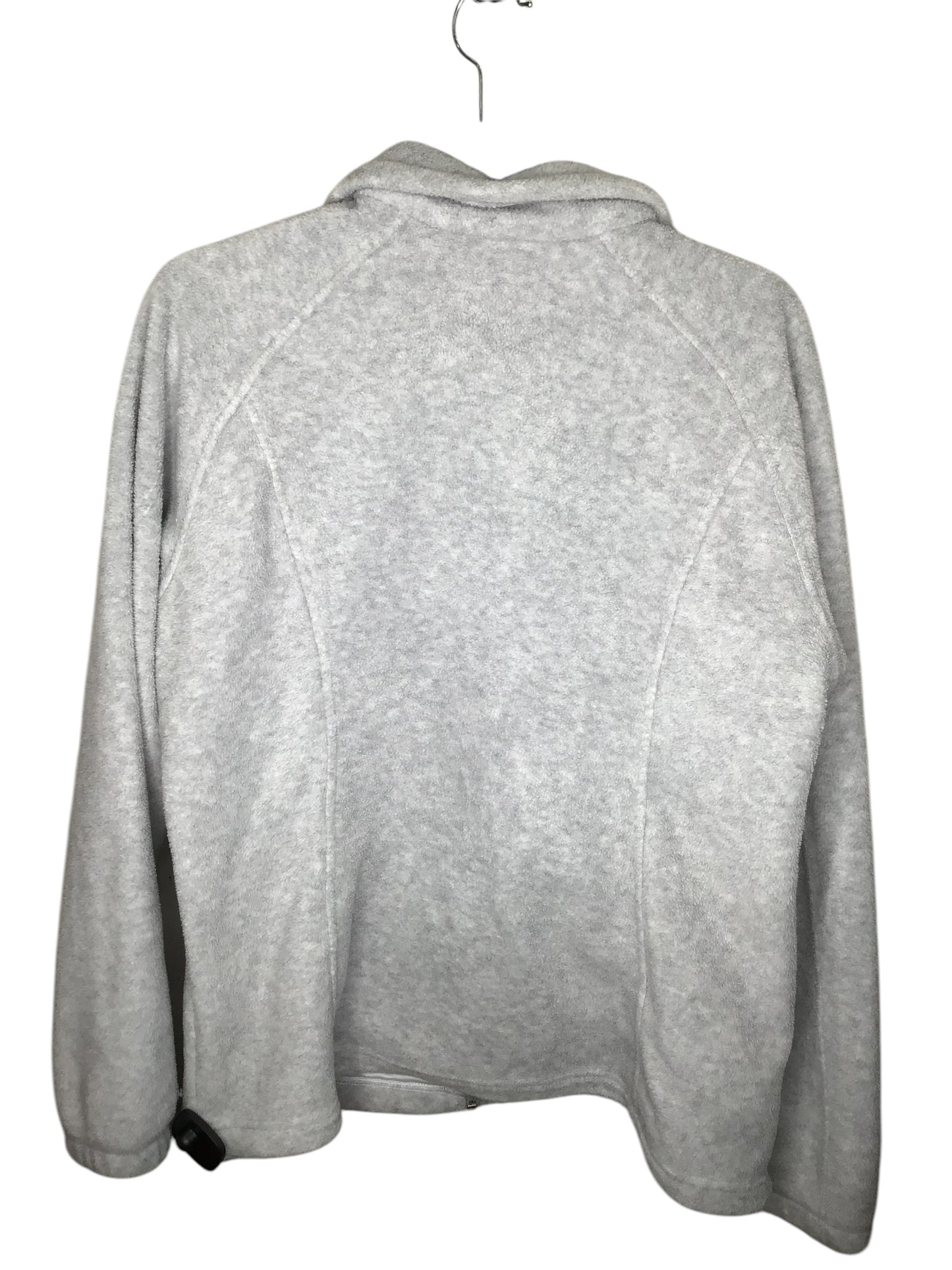 Jacket Fleece By Columbia In Grey, Size: L