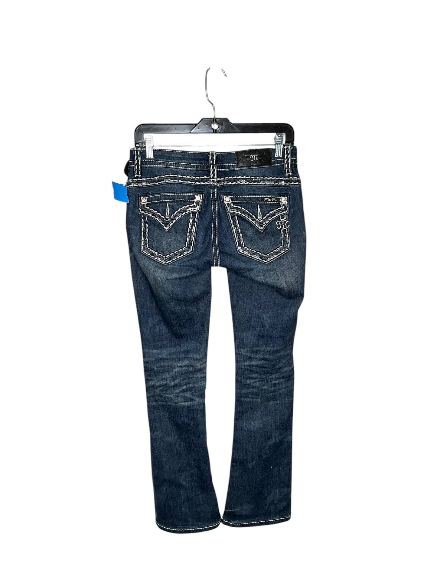 Jeans Boot Cut By Miss Me In Blue Denim, Size: 0