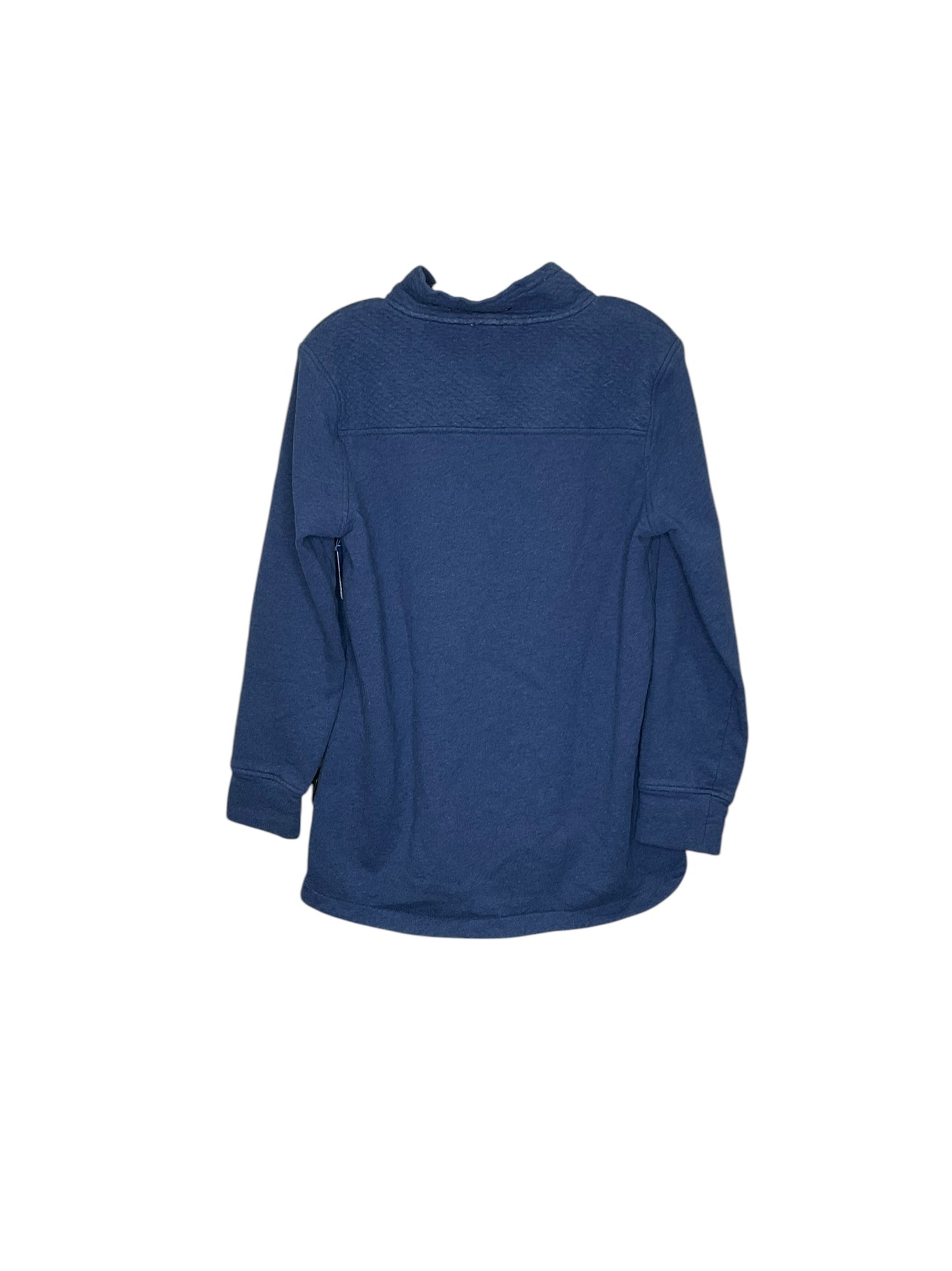 Athletic Sweatshirt Collar By Vineyard Vines In Blue, Size: M