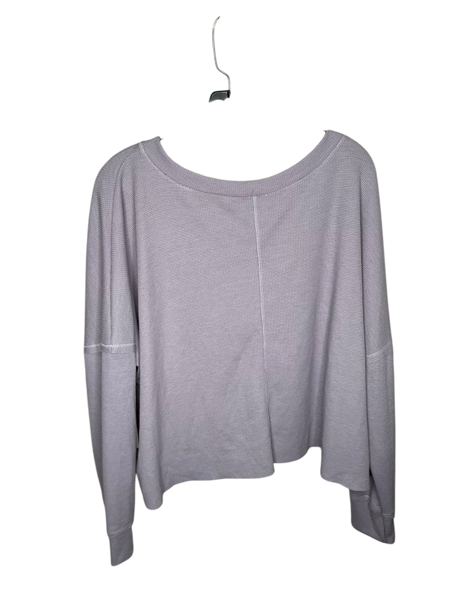 Top Long Sleeve By Altard State In Purple, Size: 1x