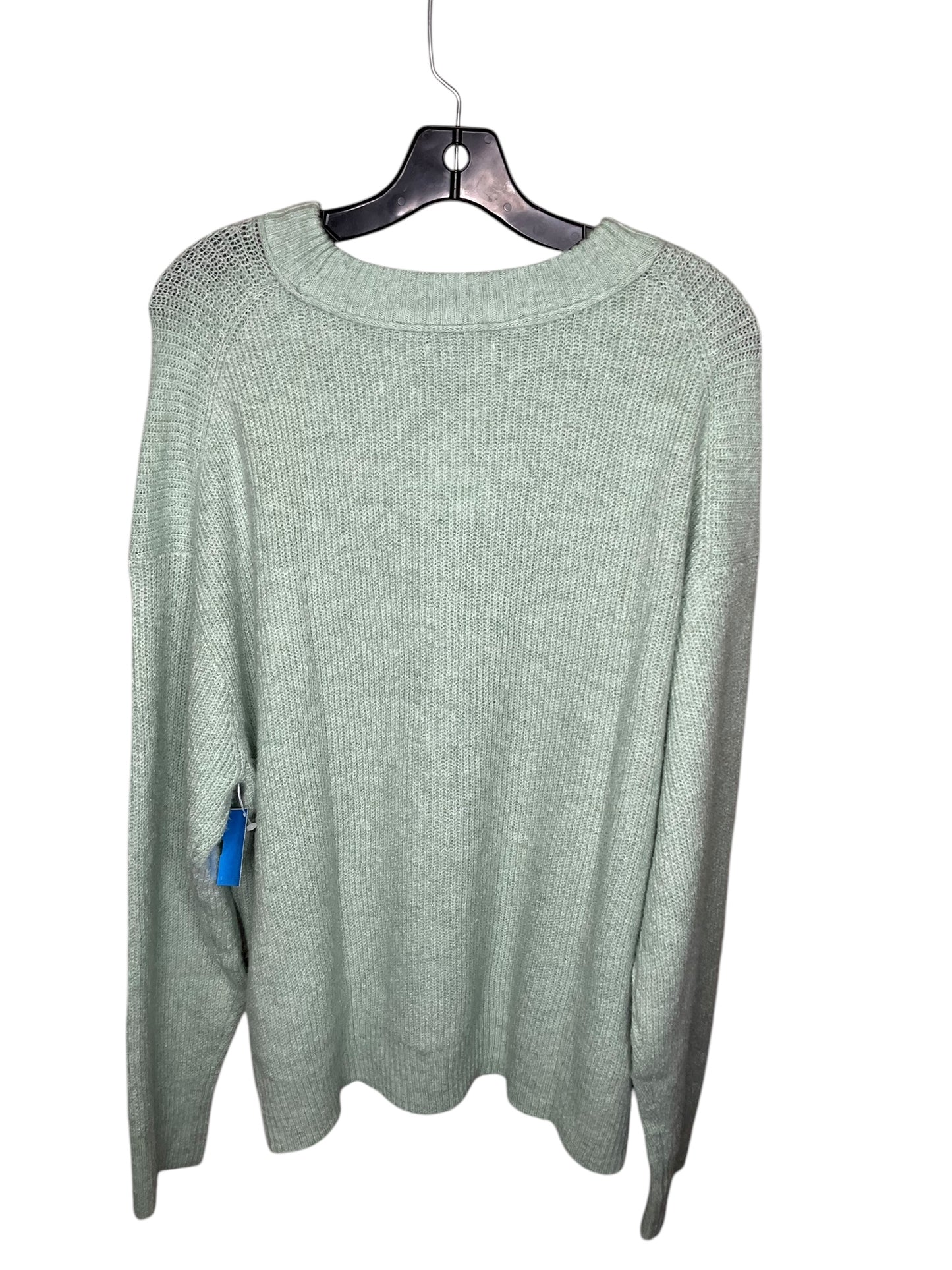 Sweater By American Eagle In Green, Size: Xl