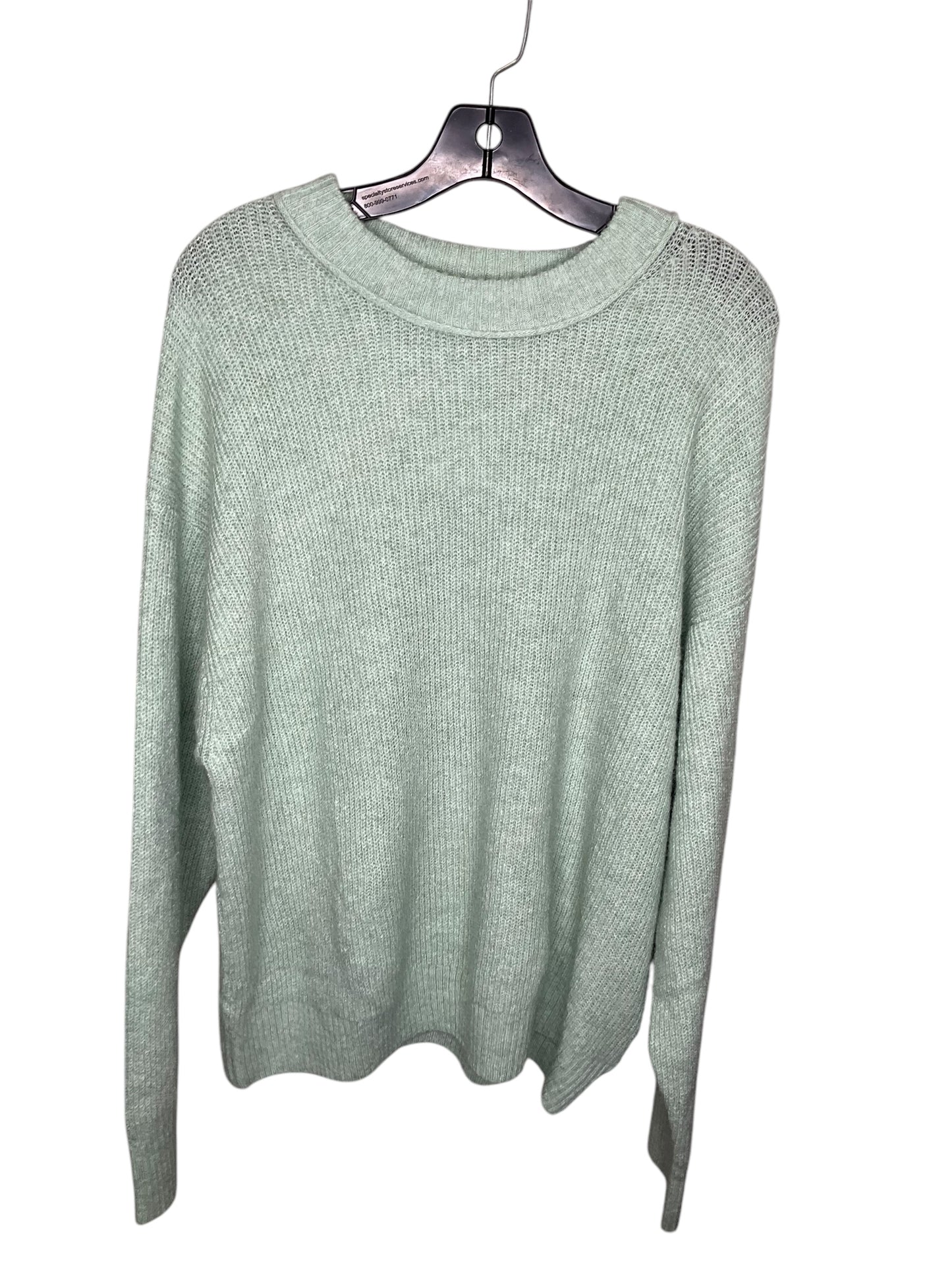 Sweater By American Eagle In Green, Size: Xl