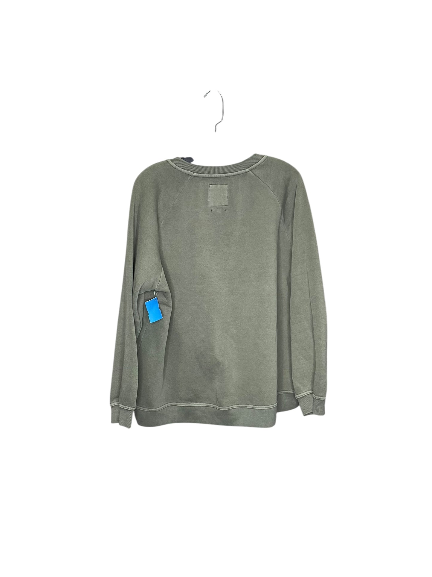 Sweatshirt Crewneck By C And C In Green, Size: 1x