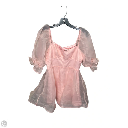 Dress Party Short By Clothes Mentor In Pink, Size: M