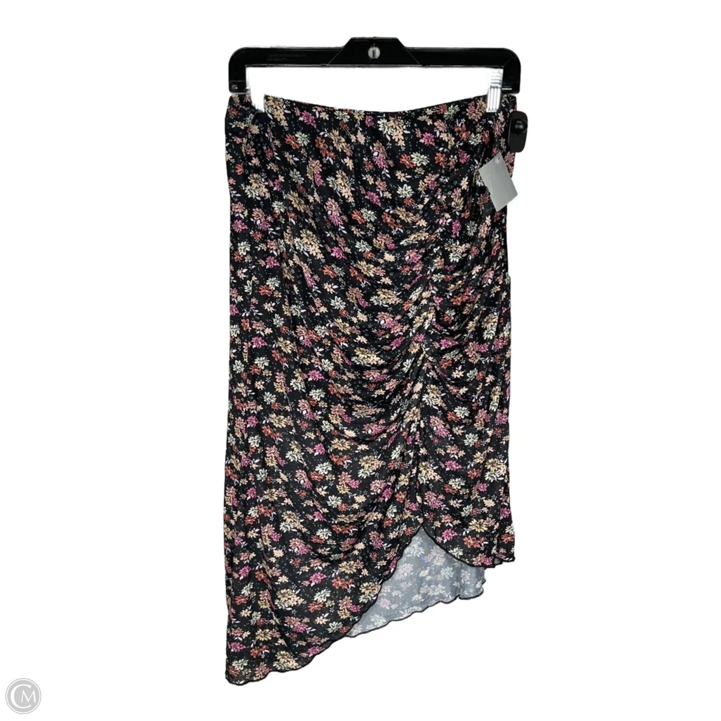 Skirt Midi By Clothes Mentor In Floral Print, Size: 16