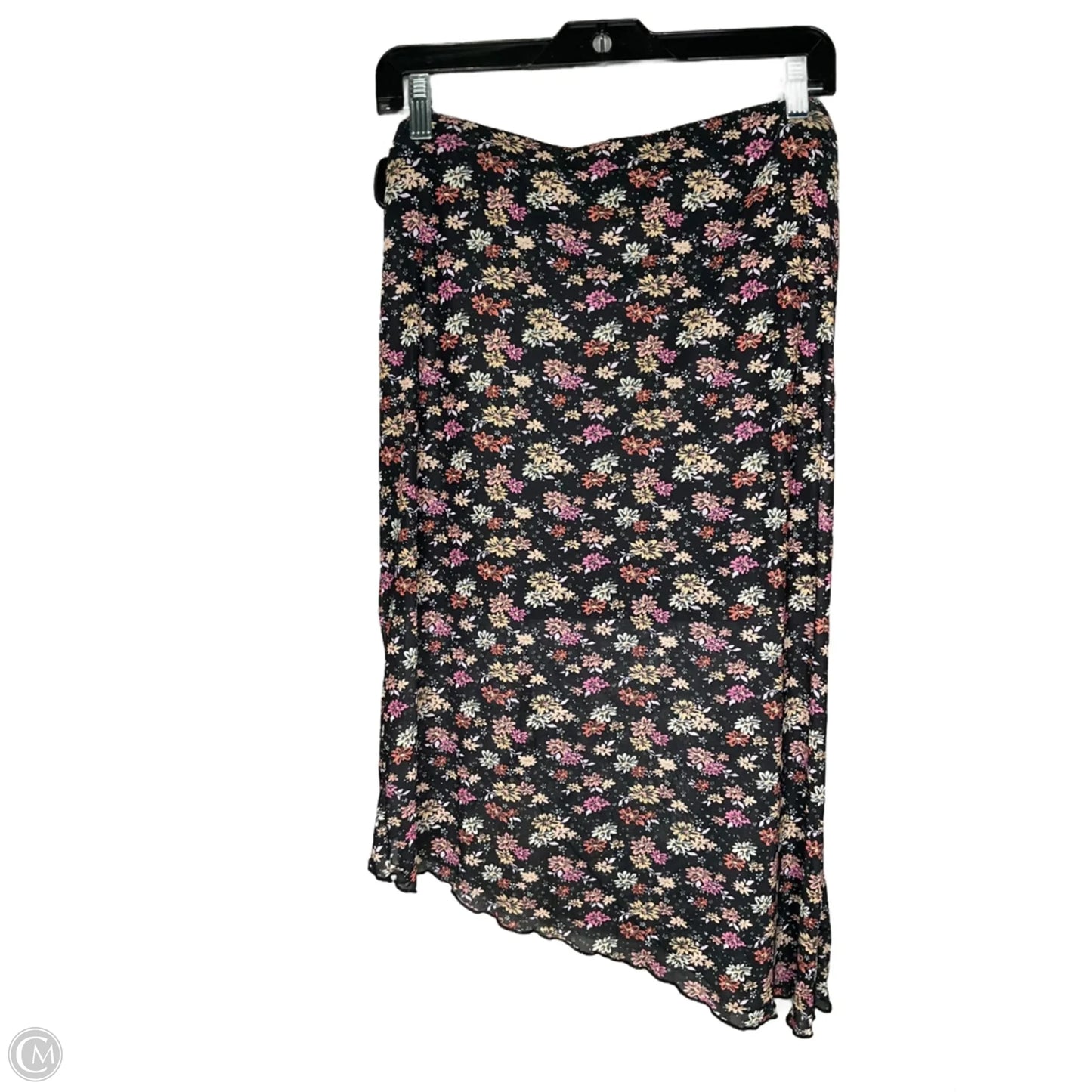 Skirt Midi By Clothes Mentor In Floral Print, Size: 16