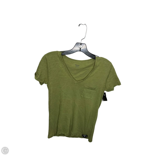 Top Short Sleeve Basic By Madewell In Green, Size: Xs