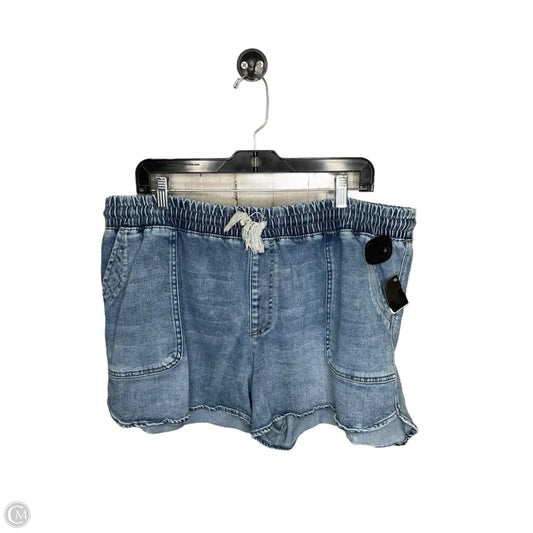 Shorts By Maurices In Blue Denim, Size: 16