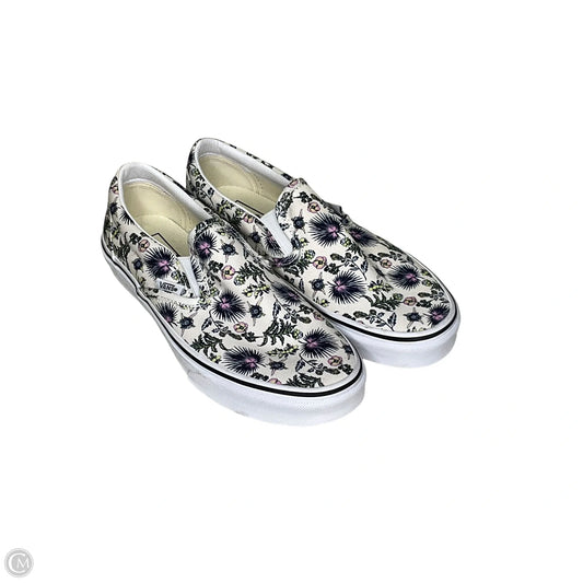 Shoes Sneakers By Vans In Floral Print, Size: 7