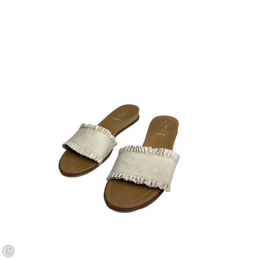 Sandals Flats By Joie In Tan, Size: 9.5