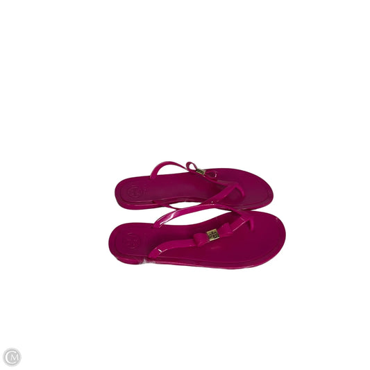 Sandals Designer By Tory Burch In Purple, Size: 8