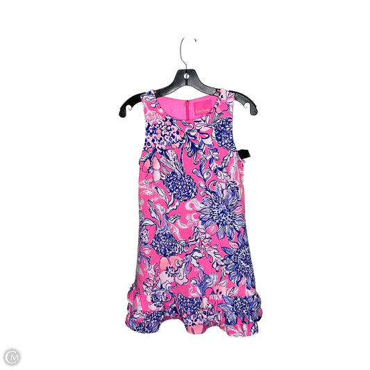 Dress Designer By Lilly Pulitzer In Pink & Purple, Size: 0